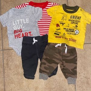 Carter’s Newborn Outfit Sets, 5 Pieces